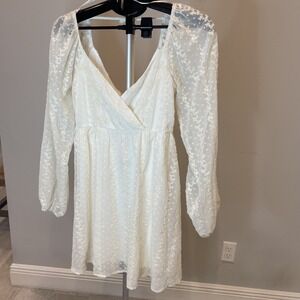 Miami For Francesca's Size S Womens Lace Long Sleeve  Cocktail Dress Nightclub